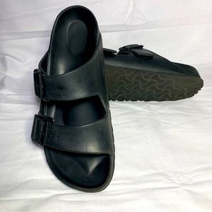 Birkenstock Unisex-Adult Slide Sandal SZ 39 US Women’s 8.5/ Men’s 6 6.5 Black